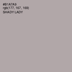 #B1A7A9 - Shady Lady Color Image