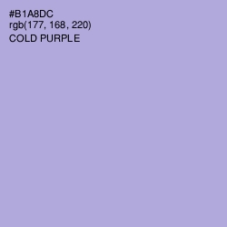 #B1A8DC - Cold Purple Color Image