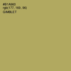 #B1A960 - Gimblet Color Image