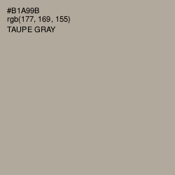 #B1A99B - Taupe Gray Color Image