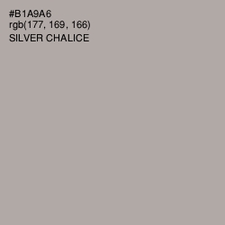#B1A9A6 - Silver Chalice Color Image