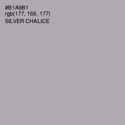 #B1A9B1 - Silver Chalice Color Image