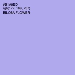 #B1A9ED - Biloba Flower Color Image