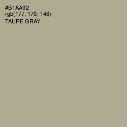 #B1AA92 - Taupe Gray Color Image