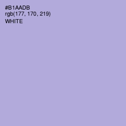 #B1AADB - Cold Purple Color Image