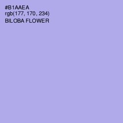 #B1AAEA - Biloba Flower Color Image