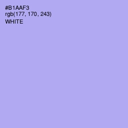 #B1AAF3 - Biloba Flower Color Image