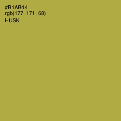 #B1AB44 - Husk Color Image