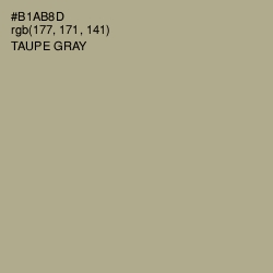 #B1AB8D - Taupe Gray Color Image