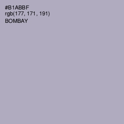 #B1ABBF - Bombay Color Image