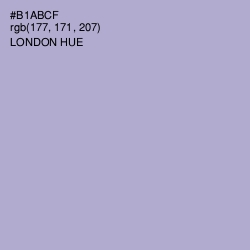 #B1ABCF - London Hue Color Image