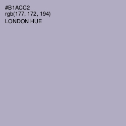 #B1ACC2 - London Hue Color Image