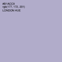 #B1ACC9 - London Hue Color Image