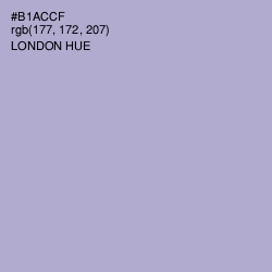 #B1ACCF - London Hue Color Image