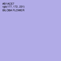 #B1ACE7 - Biloba Flower Color Image