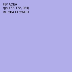 #B1ACEA - Biloba Flower Color Image