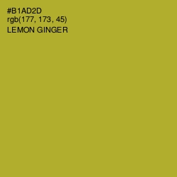 #B1AD2D - Lemon Ginger Color Image