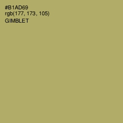 #B1AD69 - Gimblet Color Image