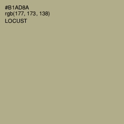 #B1AD8A - Locust Color Image