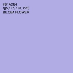 #B1ADE4 - Biloba Flower Color Image