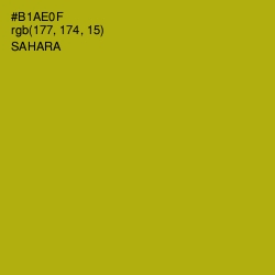 #B1AE0F - Sahara Color Image