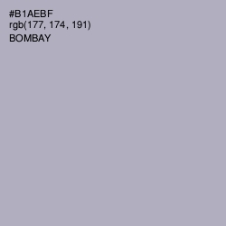 #B1AEBF - Bombay Color Image