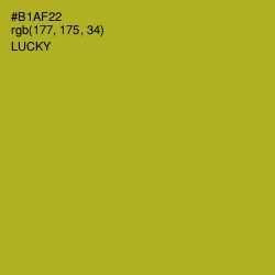 #B1AF22 - Lucky Color Image