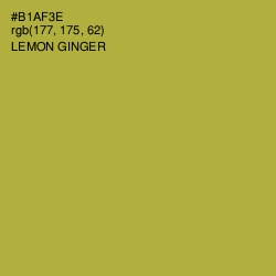 #B1AF3E - Lemon Ginger Color Image