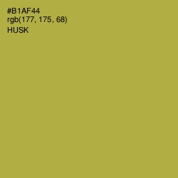 #B1AF44 - Husk Color Image