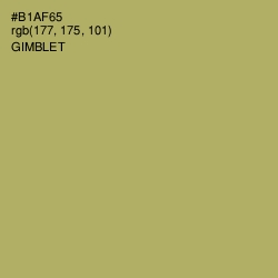 #B1AF65 - Gimblet Color Image
