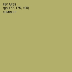 #B1AF69 - Gimblet Color Image