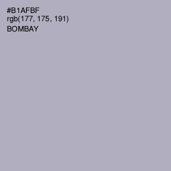 #B1AFBF - Bombay Color Image