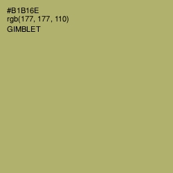 #B1B16E - Gimblet Color Image