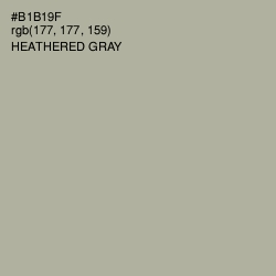 #B1B19F - Heathered Gray Color Image