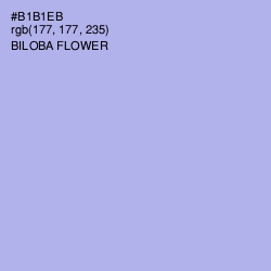 #B1B1EB - Biloba Flower Color Image