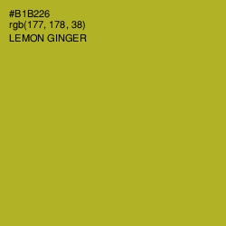 #B1B226 - Lemon Ginger Color Image