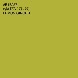 #B1B237 - Lemon Ginger Color Image