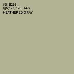 #B1B293 - Heathered Gray Color Image