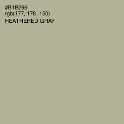 #B1B296 - Heathered Gray Color Image
