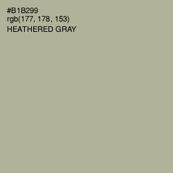 #B1B299 - Heathered Gray Color Image