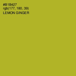 #B1B427 - Lemon Ginger Color Image