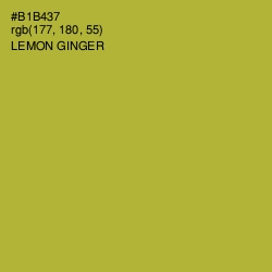 #B1B437 - Lemon Ginger Color Image