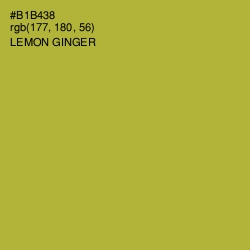 #B1B438 - Lemon Ginger Color Image