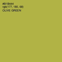 #B1B444 - Olive Green Color Image