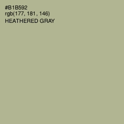 #B1B592 - Heathered Gray Color Image