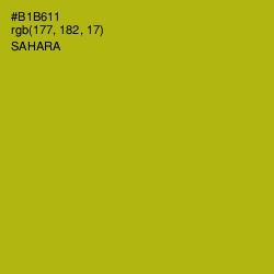 #B1B611 - Sahara Color Image