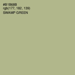#B1B68B - Swamp Green Color Image