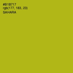 #B1B717 - Sahara Color Image