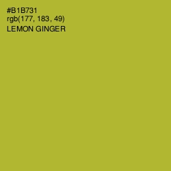 #B1B731 - Lemon Ginger Color Image