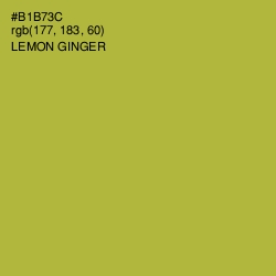 #B1B73C - Lemon Ginger Color Image